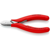 Кусачки боковые (бокорезы) для электроники, Ø1,3мм, 115мм KNIPEX 77 21 115 N, полированные