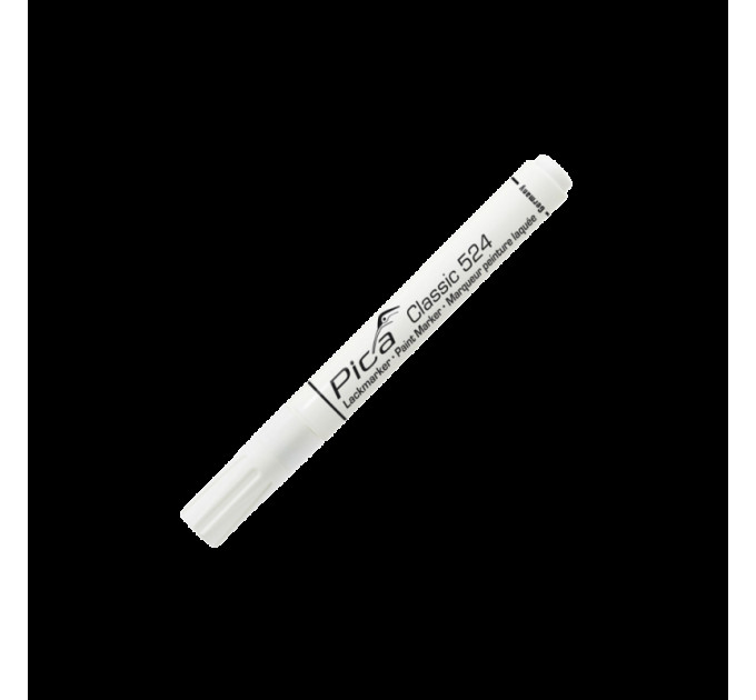 Маркер с жидкой краской Pica 524/52 Classic Industry Paint Marker, белый