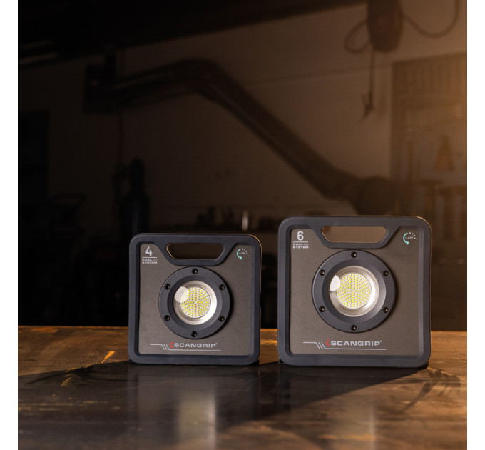 Прожектор переносной 4000 lumen NOVA 4 C+R for Life SCANGRIP (С сетевым кабелем и аккумулятором)