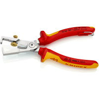 Клещи для удаления изоляции, с функцией резания кабеля, VDE StriX KNIPEX 13 66 180 T, с страховкой