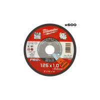 Диск отрезной по металлу MILWAUKEE, SCS 41/125х1 PRO+, Ø125мм (600шт) Диск отрезной по металлу MILWAUKEE, SCS 41/125х1 PRO+, Ø125мм (600шт)