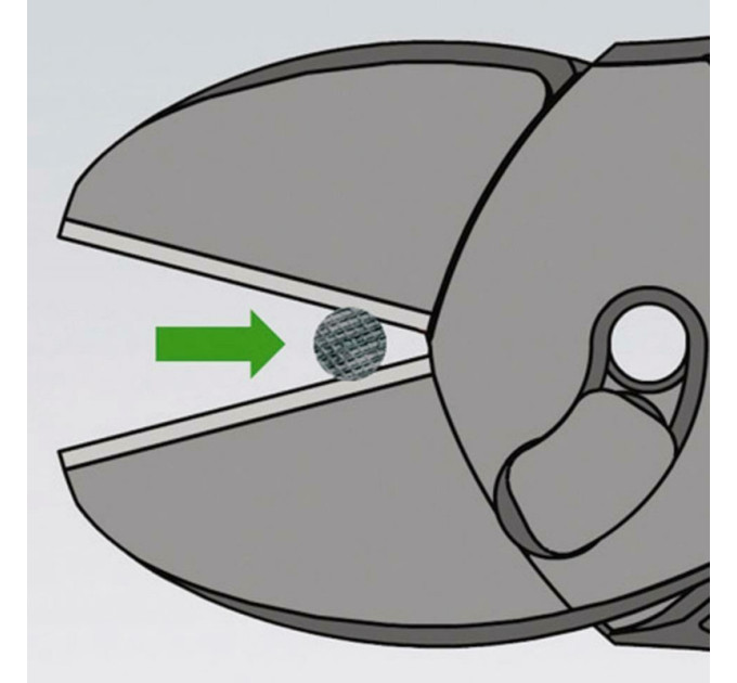 Кусачки боковые (бокорезы) особой мощности TwinForce, Ø4,0мм, 180мм KNIPEX 73 71 180,фосфатированные