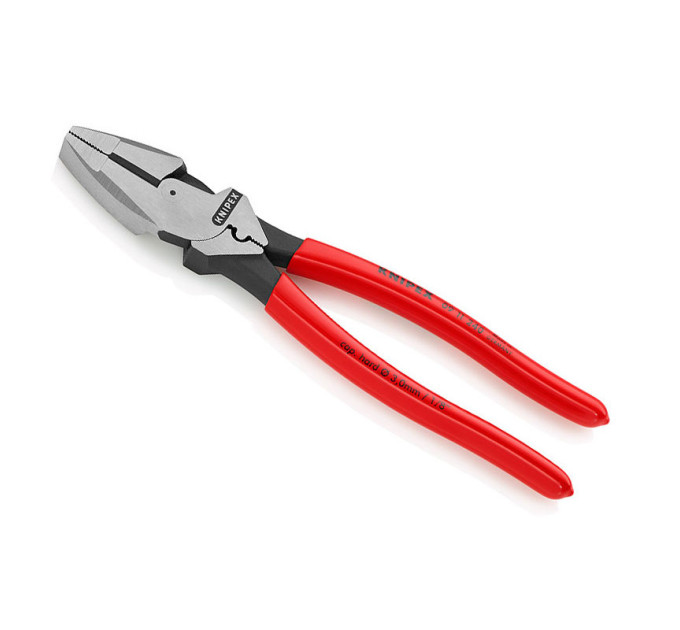 Плоскогубцы особой мощности "Lineman's Pliers" Ø4,6мм, 240мм KNIPEX 09 11 240, фосфатированные
