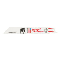 Полотно для сабельных пил THIN KERF MILWAUKEE, 150х1,4мм, (50шт), (металл)