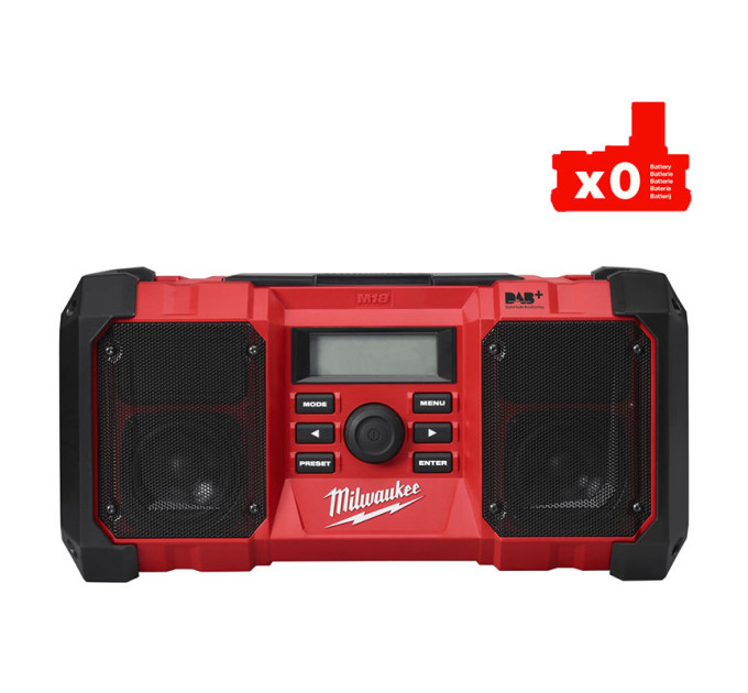 Аккумуляторное радио DAB+ M18 JSR DAB+-0 MILWAUKEE 4933451251