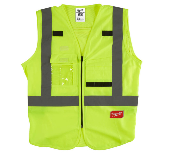 Жилет сигнальный желтый MILWAUKEE S/M