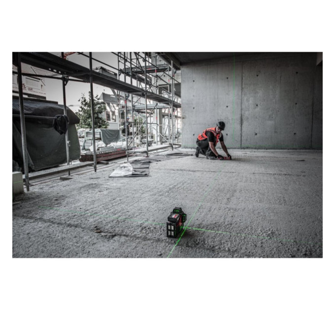 Нивелир лазерный аккумуляторный 3D MILWAUKEE M12 3PL-0C (360˚, зелёный луч)