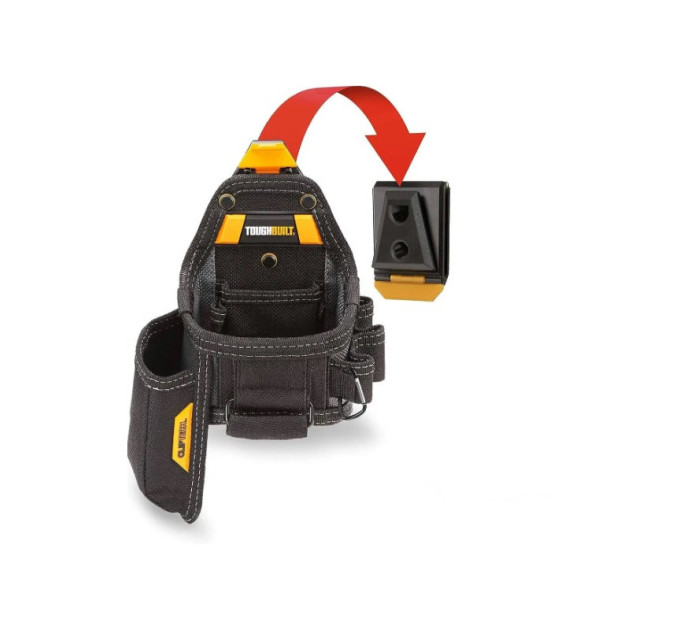 Строительная поясная сумка для ножа ClipTech TOUGHBUILT для рулетки/универсального ножа