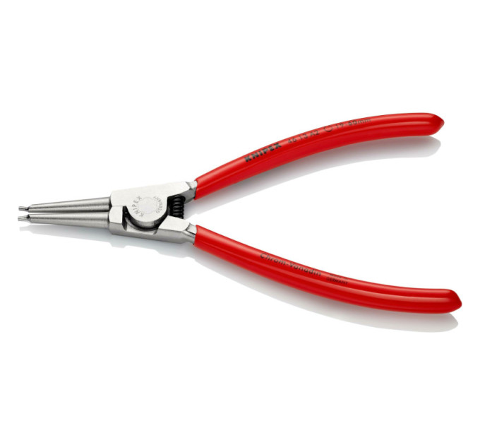 Щипцы для наружных стопорных колец прямые, Ø19-60мм KNIPEX 46 13 A2, Ø1,8мм хромированные