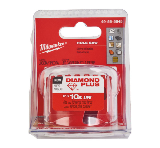 Коронка алмазна Diamond Plus Milwaukee Ø51мм (5/8"х18)