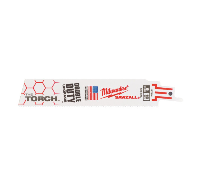 Полотно для сабельных пил TORCH MILWAUKEE, 150х1,4мм, (25шт), (металл)