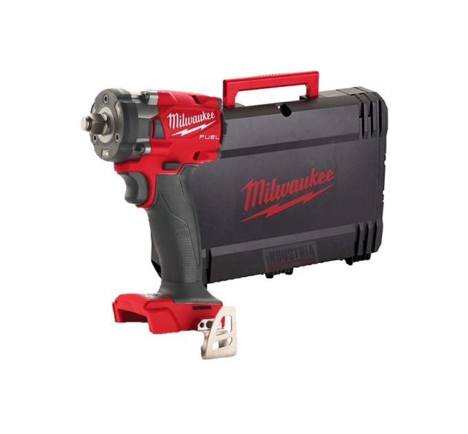 Гайковерт аккумуляторный бесщеточный MILWAUKEE 1/2" (339Нм) M18 FIW2F12-0X, с кольцом (каркас+кейс)