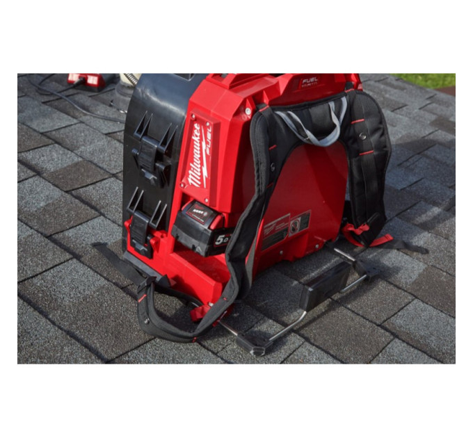 Машина прочистная аккумуляторная ранцевая MILWAUKEE M18 FFSDC16-502 трос 16мм (ЗУ+2акк.Х5Ач)