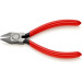 Кусачки боковые (бокорезы) для электроники, Ø1,7мм, 125мм KNIPEX 76 81 125, фосфатированные