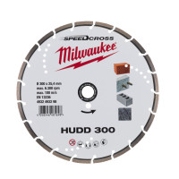 Диск алмазный Speedcross MILWAUKEE HUDD 300, Ø300мм (железобетон, гранит)