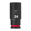 Головка ударная ShW 1/2'' SKT MILWAUKEE, удлиненная, 24мм