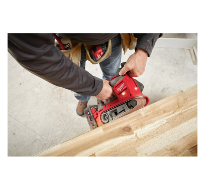 Шліфмашина стрічкова акумуляторна безщіткова MILWAUKEE M18 FBTS75-0 (каркас)