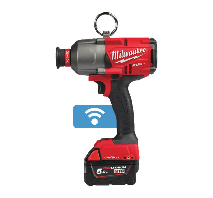 Гайковерт аккумуляторный бесщеточный 7/16'' Hex MILWAUKEE, M18 ONEFHIWH716-502X, 1017Нм (HDкейс)