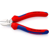 Кусачки боковые (бокорезы), Ø4,0мм, 140мм KNIPEX 70 05 140, хромированные