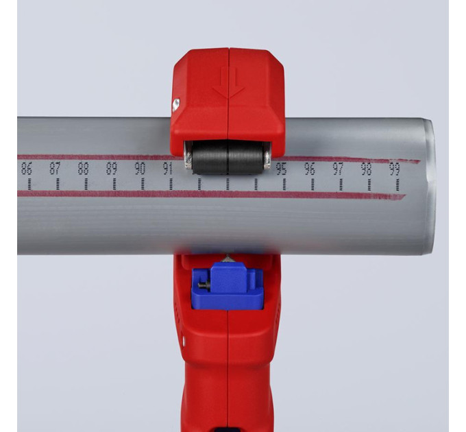 Труборез KNIPEX DP 50 для канализационних ПВХ труб 32/40/ 50мм, 90 23 01 BK