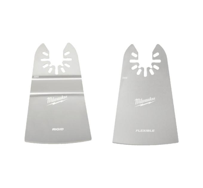 Скребок гнучкий для мультитула OPEN-LOK™ MILWAUKEE, 57х45мм, (2шт) для видалення силікону, клею, фарби