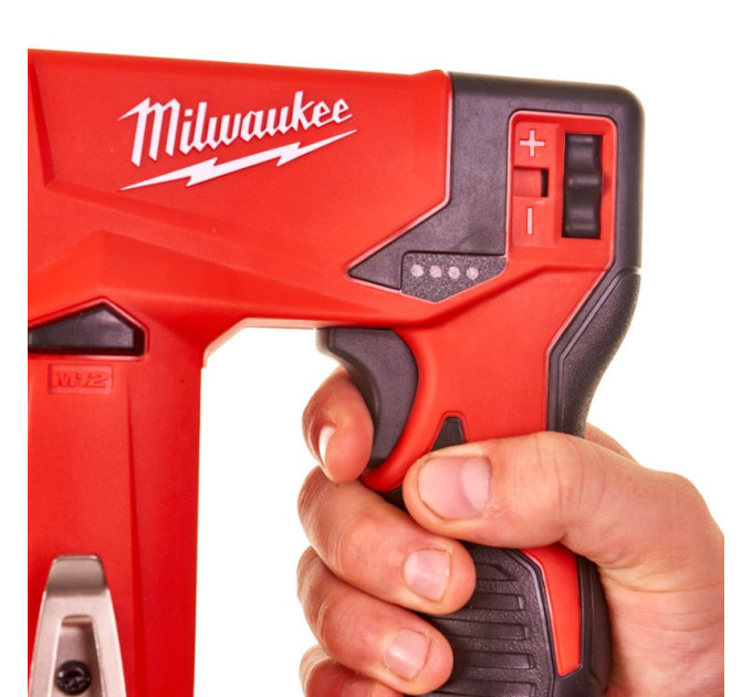 Степлер скобозабивной аккумуляторный MILWAUKEE M12 BST-0 (каркас)