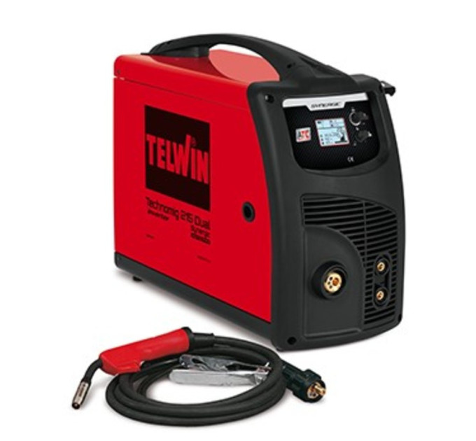 Сварочный полуавтомат Telwin TECHNOMIG 215 DUAL SYNERGIC 230V