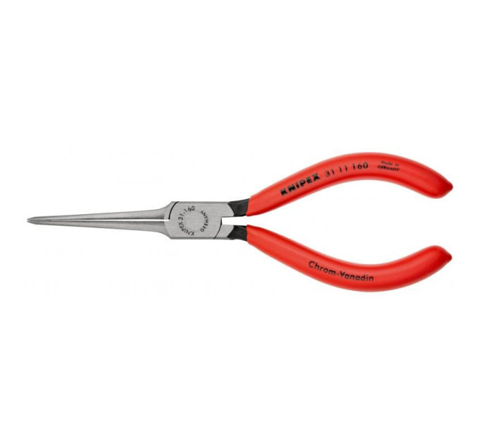 Длинногубцы (острогубцы) захватные для точных работ, 160мм KNIPEX 31 11 160, фосфатированные
