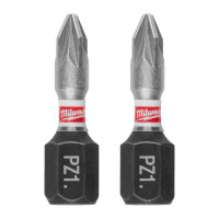 Бита SHOCKWAVE MILWAUKEE, PZ1, 25мм, (3шт)