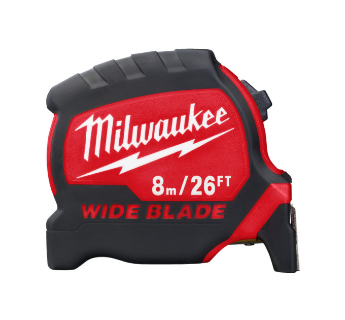 Рулетка MILWAUKEE WIDE BLADE, 8м/26фт (33мм)