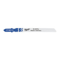 Полотна для лобзика T101A Bi-Metal MILWAUKEE, 75х2, 5мм, (5шт)