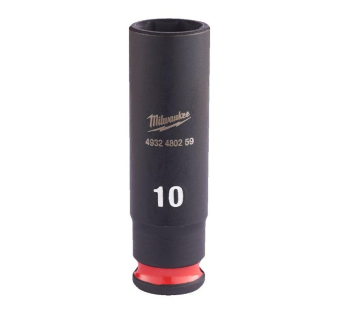 Головка ударная ShW 1/4'' SKT MILWAUKEE, удлиненная, 10мм