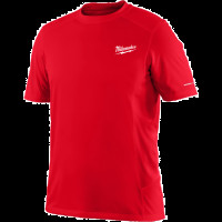 Футболка MILWAUKEE, WWSS дихаюча з коротким рукавом, червона, (розмір M) Футболка MILWAUKEE, WWSS дихаюча з коротким рукавом, червона, (розмір M)