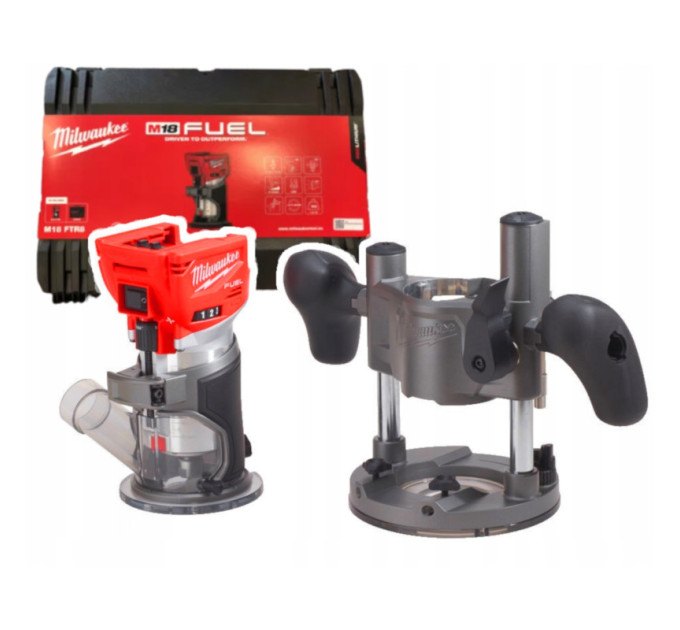 Фрезер аккумуляторный кромочный MILWAUKEE M18 FTR8-0X (каркас+HDкейс)