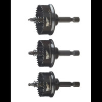 Набор коронок по металлу SHOCKWAVE MILWAUKEE (1/4'' Hex), Ø22/29/35мм (3шт) Набор коронок по металлу SHOCKWAVE MILWAUKEE (1/4'' Hex), Ø22/29/35мм (3шт)