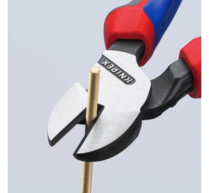 Кусачки боковые (бокорезы) особой мощности, Ø4,2мм, 200мм KNIPEX 74 02 200, фосфатированные