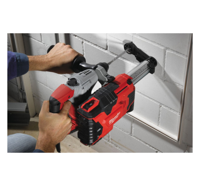 Пылесос аккумуляторный универсальный для перфораторов MILWAUKEE M12 DE-201X (ЗУ+1акк.Х2Ач+HDкейс)