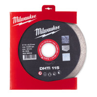 Диск алмазный MILWAUKEE DHTi 115, Ø115мм (керамическая плитка) Диск алмазный MILWAUKEE DHTi 115, Ø115мм (керамическая плитка)