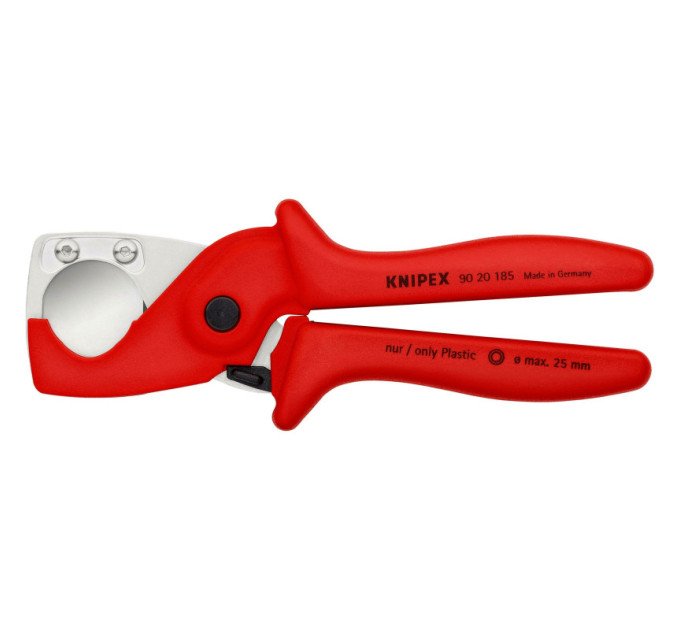 Труборез для шлангов и защитных труб Ø25мм KNIPEX 90 20 185 SB
