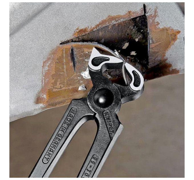 Кусачки-молоток (клещи) для подковки лошадей, 20,0мм KNIPEX 55 00 300 SB, фосфатированные