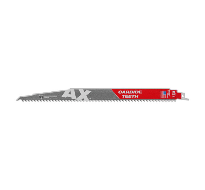 Полотно для сабельных пил TCT AX FANG TIP MILWAUKEE, 300х5мм, (дерево с гвоздями), (замена на 484752