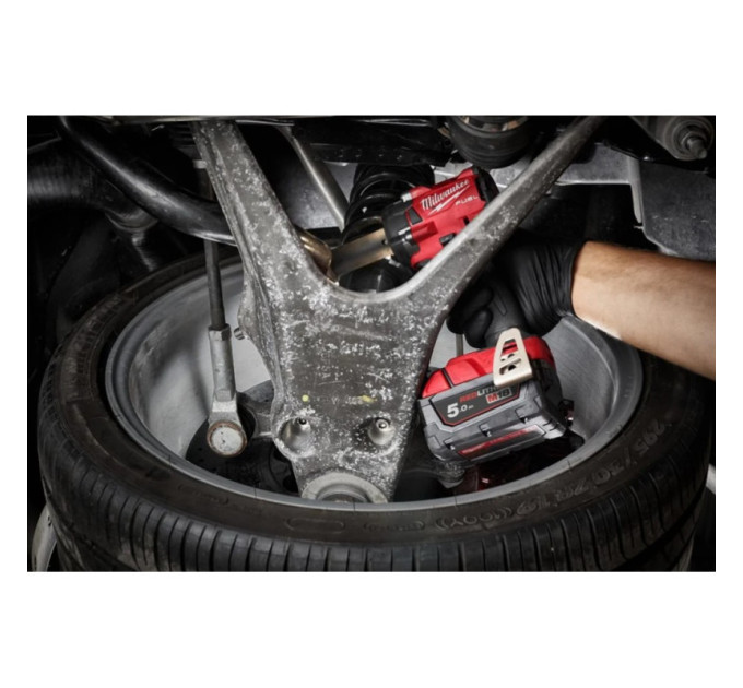 Гайковерт аккумуляторный бесщеточный MILWAUKEE 1/2" (339 Нм) M18 FIW2P12-0X, с пином (каркас+кейс)