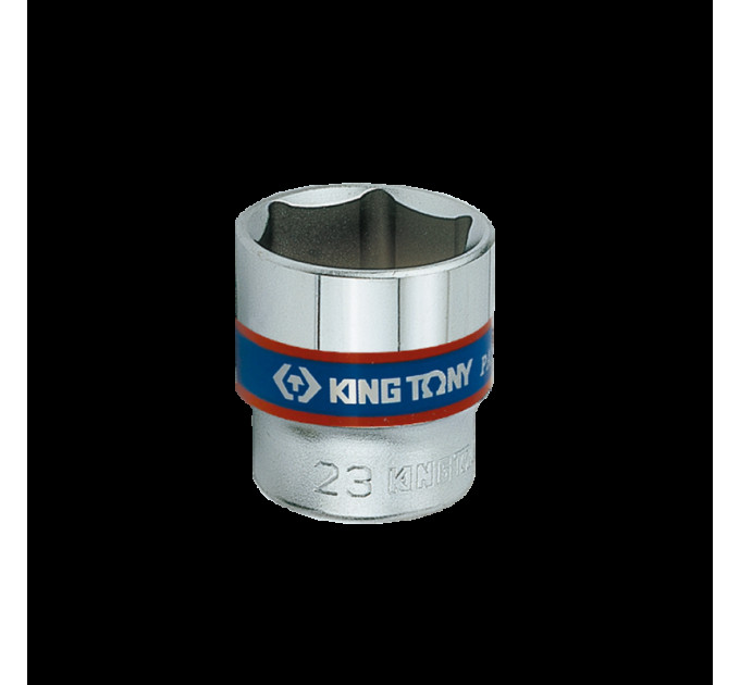 Головка торцевая хромированная 3/8" KING TONY, 22мм (6 гранн.)