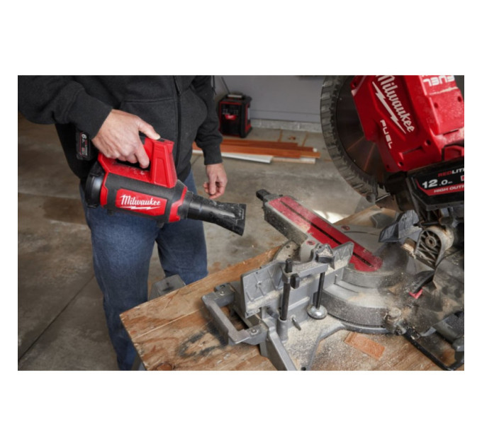 Воздуходувка аккумуляторная бесщёточная MILWAUKEE M12 BBL-0 (каркас)