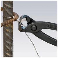 Клещи арматурные Ø2,4мм KNIPEX 99 04 250, (25мм), оцинкованные Клещи арматурные Ø2,4мм KNIPEX 99 04 250, (25мм), оцинкованные