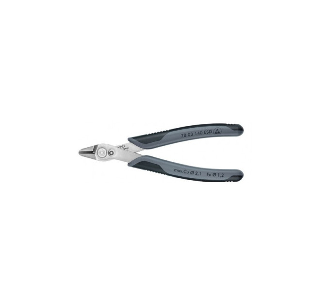 Кусачки Electronic Super Knips® KNIPEX 78 03 140 ESD