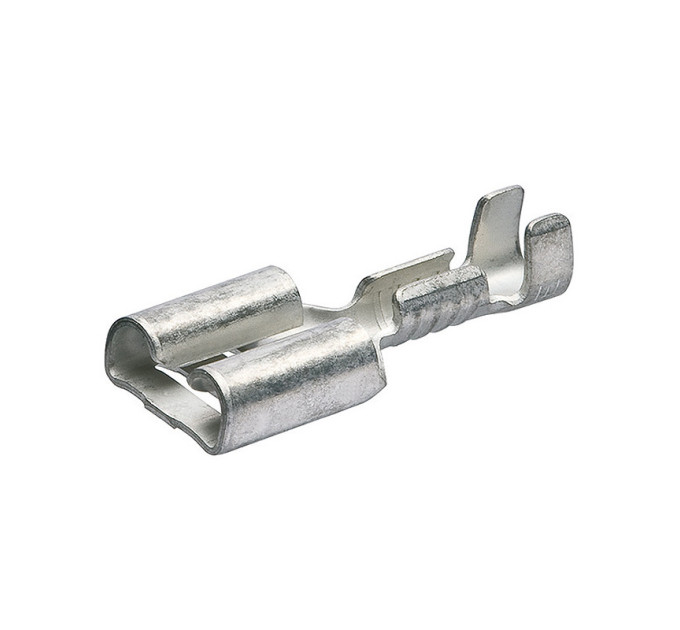 Гильзы флажковые без изоляции 4,8х0,8мм KNIPEX 97 99 060, (1,5-2,5мм²) (100шт)