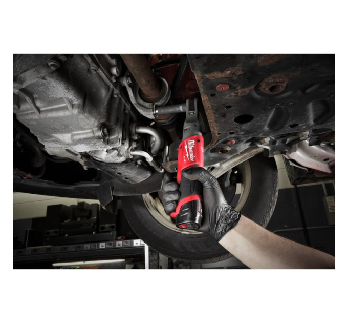 Трещітка акумуляторна компактна безщіткова MILWAUKEE 3/8" (75 Нм) M12 FIR38-201B(ЗУ+1Х2Ач+сумка)