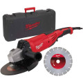 Углошлифовальная машина MILWAUKEE 230 мм AG22-230DMS-DSET с алмазным диском