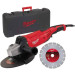 Углошлифовальная машина MILWAUKEE 230 мм AG22-230DMS-DSET с алмазным диском